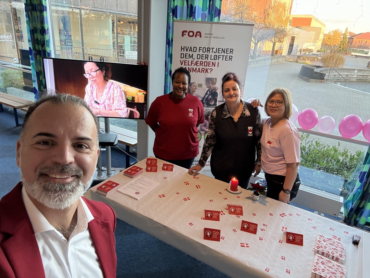 Stemningsbillede fra Rengøringsassistenternes dag